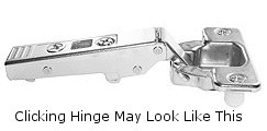 blum clicking cabinet hinge