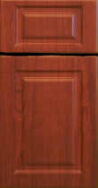 Dark Brown Woodgrain Thermofoil Cabinet Door