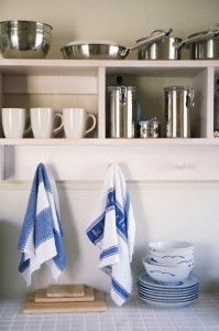 simple accents11 199x300 Blue & White Dish Towels