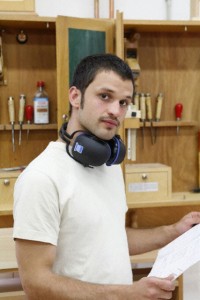 cabinet shop worker