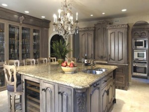 high end kitchen cabinets 300x225 Ideas How to Make a Kitchen Look Rich