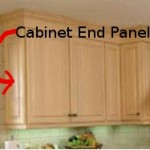 kitchen cabinet end panel installation