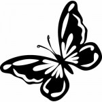 Butterfly Cabinet Door Stencil