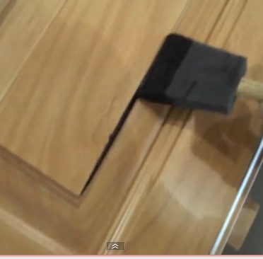 Adding Glaze To Cabinet Doors