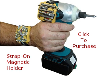 Wrist Mounted Magnetic Scew Holder
